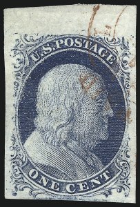 Sale 998, Lot 323, Plate Two Double Transfers