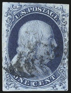 Sale 998, Lot 325, Plate Two Double Transfers