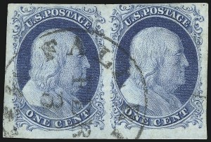 Sale 998, Lot 357, Plate Two Pairs and Strips