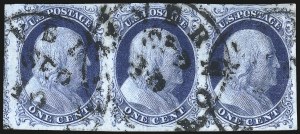 Sale 998, Lot 365, Plate Two Pairs and Strips