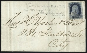 Sale 998, Lot 376, Plate Two On Cover