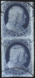 Sale 998, Lot 423, Plate Four Imprint Examples