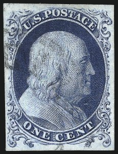 Sale 998, Lot 425, Plate Four Types Ia and Ic