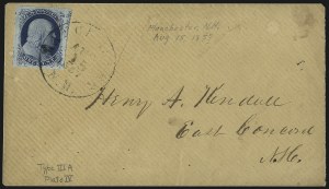 Sale 998, Lot 450, Plate Four Type IIIa