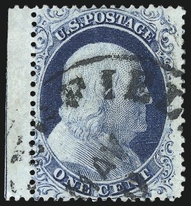 Sale 998, Lot 452, Perforated Stamps From Plate One Late Off Cover