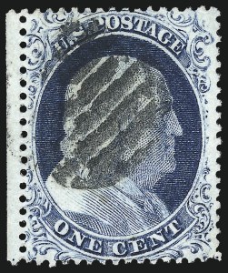 Sale 998, Lot 460, Perforated Stamps From Plate One Late Off Cover