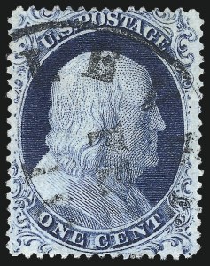 Sale 998, Lot 470, Perforated Stamps From Plate One Late Off Cover