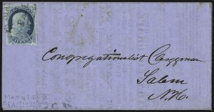 Sale 998, Lot 49, Plate One Early - Type II On Cover