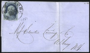 Sale 998, Lot 51, Plate One Early - Type II On Cover