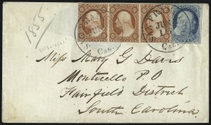 Sale 998, Lot 59, Plate One Early - Type II On Cover