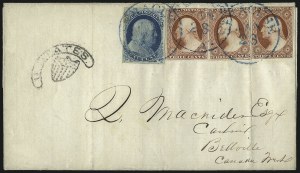 Sale 998, Lot 60, Plate One Early - Type II On Cover