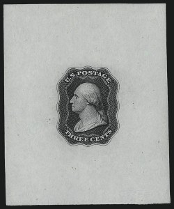 Sale 1007, Lot 2011, Essays and Proofs - 1845 thru 1851 Issues