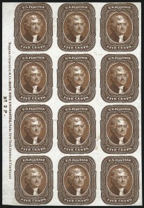 Sale 1007, Lot 2027, Essays and Proofs - 1845 thru 1851 Issues