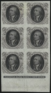 Sale 1007, Lot 2046, Essays and Proofs - 1861 Issue thru Banknotes