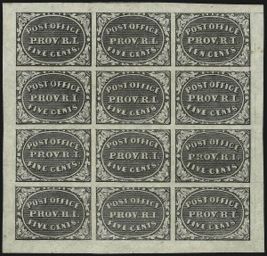 Sale 1007, Lot 2065, Postmasters Provisionals (Scott 9X1-10X2)