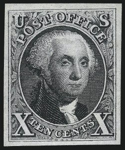 Sale 1007, Lot 2096, 1875 Reproduction of 1847 Issue (Scott 3-4)
