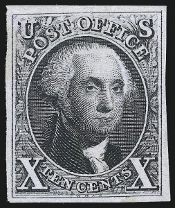Sale 1007, Lot 2097, 1875 Reproduction of 1847 Issue (Scott 3-4)