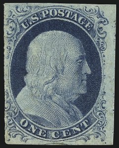Sale 1007, Lot 2103, 1c-10c 1851-56 Issue (Scott 7-16)
