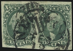 Sale 1007, Lot 2121, 1c-10c 1851-56 Issue (Scott 7-16)