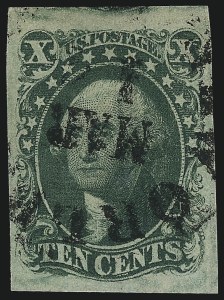Sale 1007, Lot 2125, 1c-10c 1851-56 Issue (Scott 7-16)