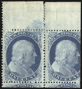 Sale 1007, Lot 2145, 1c 1857-60 Issue (Scott 19b-24)