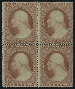 Sale 1007, Lot 2146, 1c 1857-60 Issue (Scott 19b-24)