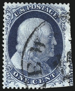 Sale 1007, Lot 2149, 1c 1857-60 Issue (Scott 19b-24)