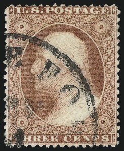 Sale 1007, Lot 2151, 3c-12c 1857-60 Issue (Scott 25-36)