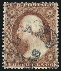 Sale 1007, Lot 2154, 3c-12c 1857-60 Issue (Scott 25-36)