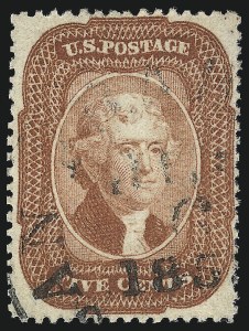 Sale 1007, Lot 2156, 3c-12c 1857-60 Issue (Scott 25-36)
