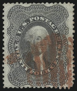 Sale 1007, Lot 2169, 24c-90c 1857-60 Issue (Scott 37-39)