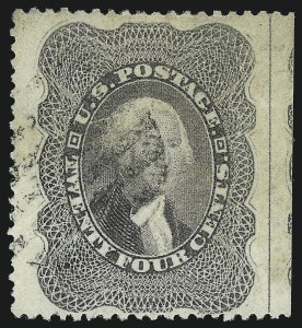Sale 1007, Lot 2170, 24c-90c 1857-60 Issue (Scott 37-39)