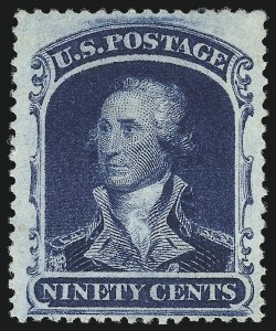 Sale 1007, Lot 2184, 24c-90c 1857-60 Issue (Scott 37-39)