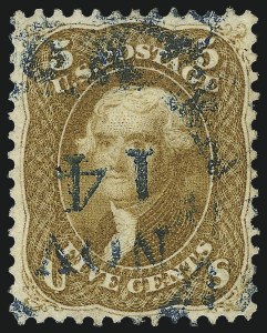 Sale Number 1007, Lot Number 2202, 1861-66 Issue (Scott 56-68)