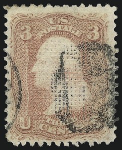 Sale 1007, Lot 2228, 1867-68 Grilled Issue (Scott 79-96)