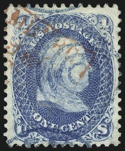 Sale 1007, Lot 2231, 1867-68 Grilled Issue (Scott 79-96)
