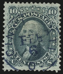 Sale 1007, Lot 2234, 1867-68 Grilled Issue (Scott 79-96)