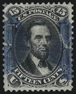 Sale 1007, Lot 2247, 1867-68 Grilled Issue (Scott 97-101)