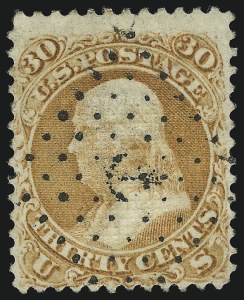 Sale 1007, Lot 2248, 1867-68 Grilled Issue (Scott 97-101)