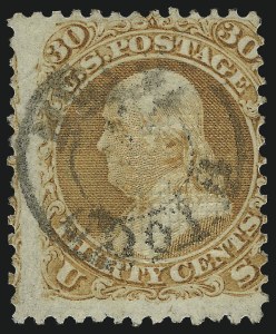 Sale 1007, Lot 2249, 1867-68 Grilled Issue (Scott 97-101)