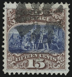Sale 1007, Lot 2290, 15c-90c 1869 Pictorial Issue (Scott 118-121a)