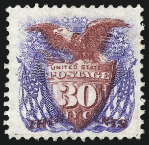 Sale 1007, Lot 2318, 1875 Re-Issue of 1869 Pictorial Issue (Scott 123-133a)