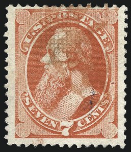 Sale 1007, Lot 2327, 1870-71 National Bank Note Co. Grilled Issue (Scott 134-144)