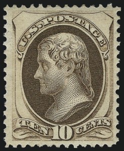 Sale 1007, Lot 2350, 1873 Continental Bank Note Co. Issue (Scott 156-166)