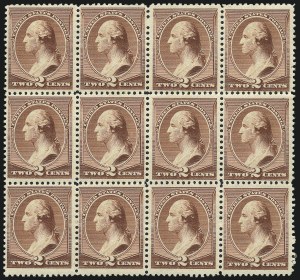 Sale 1007, Lot 2370, 1881-87 American Bank Note Co. Issues (Scott 206-218)