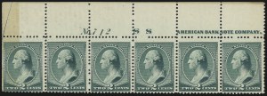 Sale 1007, Lot 2377, 1881-87 American Bank Note Co. Issues (Scott 206-218)