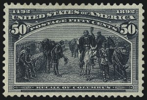 Sale Number 1007, Lot Number 2423, 1893 Columbian Issue (50c thru $1.00, Scott 240-241)