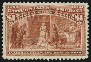 Sale 1007, Lot 2438, 1893 Columbian Issue (50c thru $1.00, Scott 240-241)