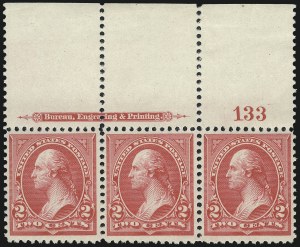Sale 1007, Lot 2490, 1894 Unwatermarked Bureau Issue (Scott 246-262)
