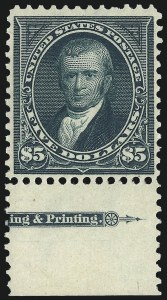 Sale 1007, Lot 2522, 1895 Watermarked Bureau Issue (Scott 268-284)